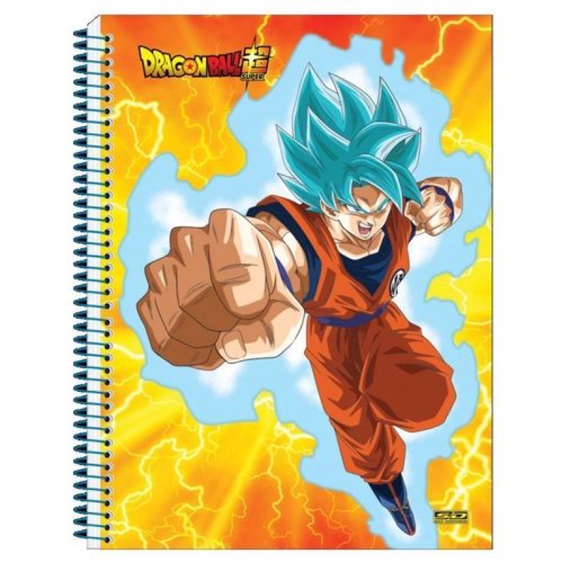 Caderno Dragon Ball Super de Desenho e Cartografia 96 Folhas - São