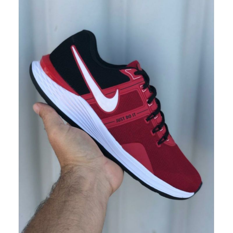 Tenis masculino best sale vermelho e preto