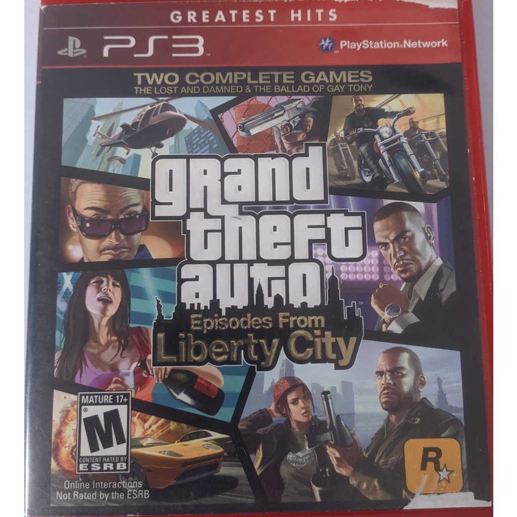 GTA Grand Theft Auto Episodes From Liberty City Ps3 Original