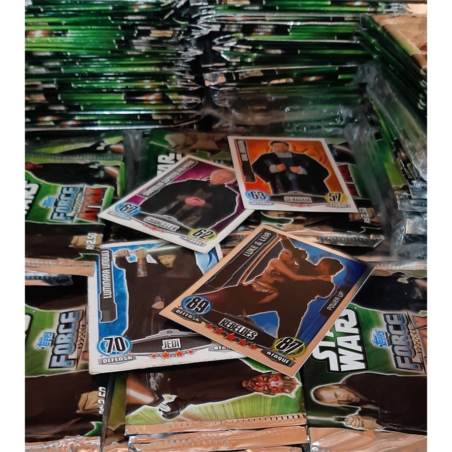 Star Wars Game Card 20xBooster 80 cartas Shopee Brasil