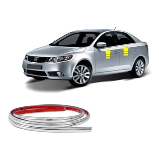 Kit Friso Cromado Base Da Janela Kia Cerato 09 10 11 12 2013