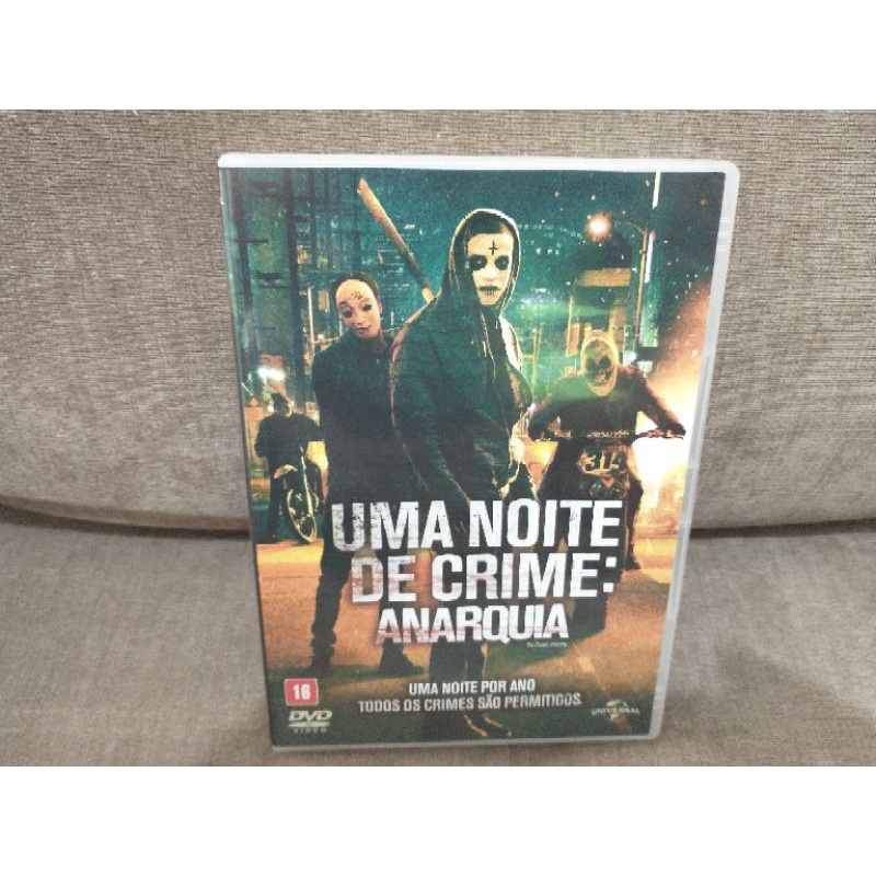 Dvd Uma Noite De Crime Anarquia Shopee Brasil