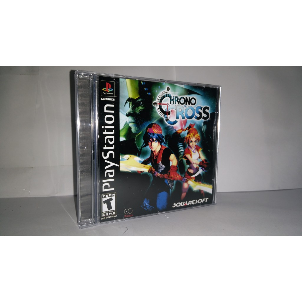 PS1-Chrono Cross-CD preto