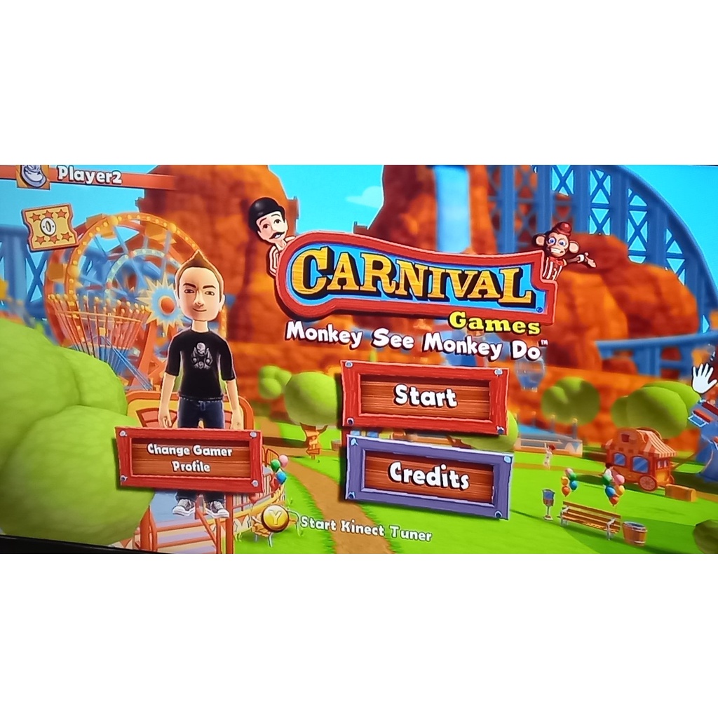 Carnival Games: Monkey See, Monkey Do - Xbox 360 (SEMINOVO