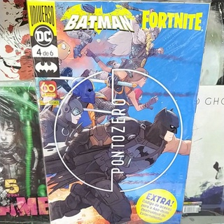 Batman Fortnite ponto zero com código edições 1, 2, 3, 4, 5, 6 HQ DC Panini