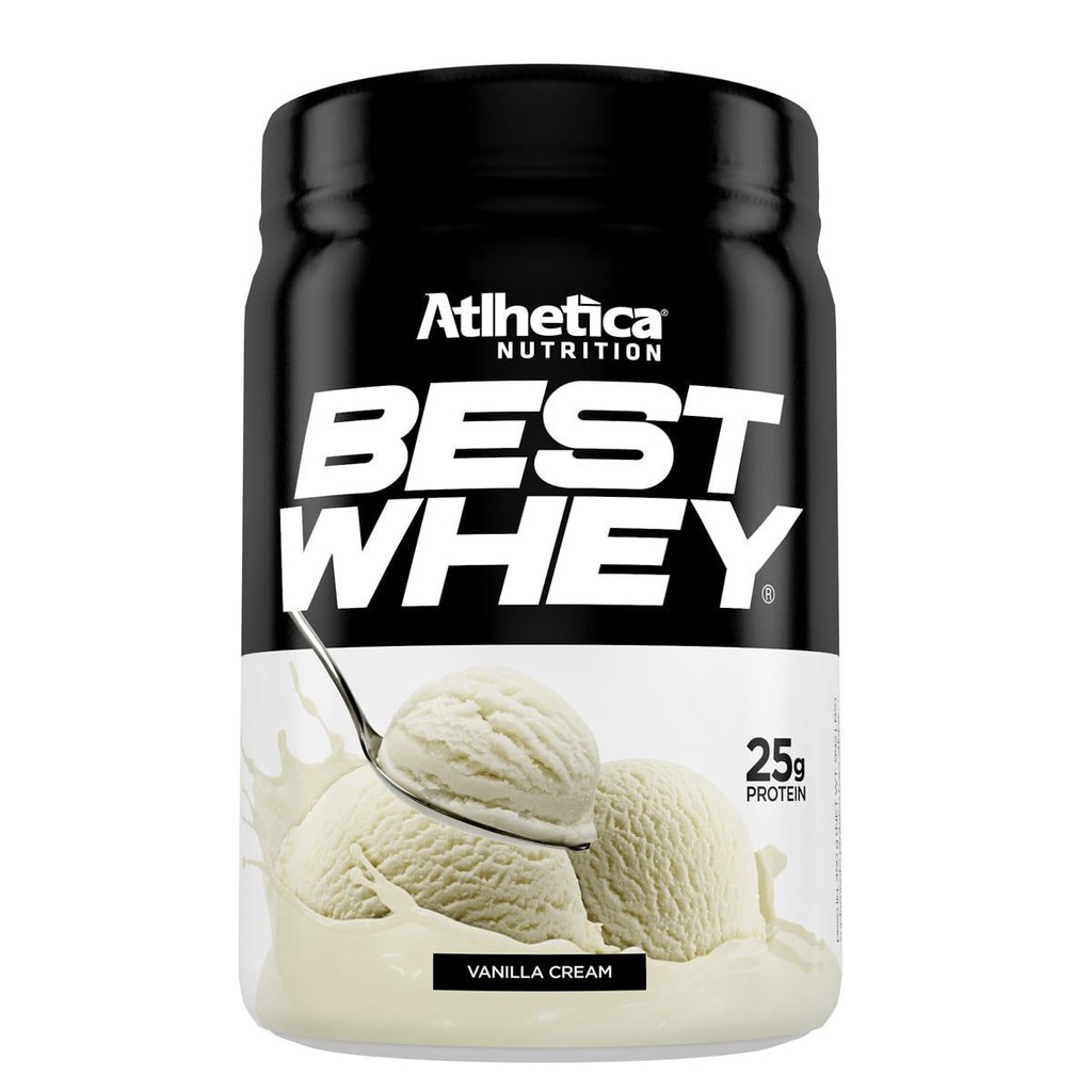 Proteína Best Whey – Sabor de Vanilla Cream 450g – Atlhetica Nutrition
