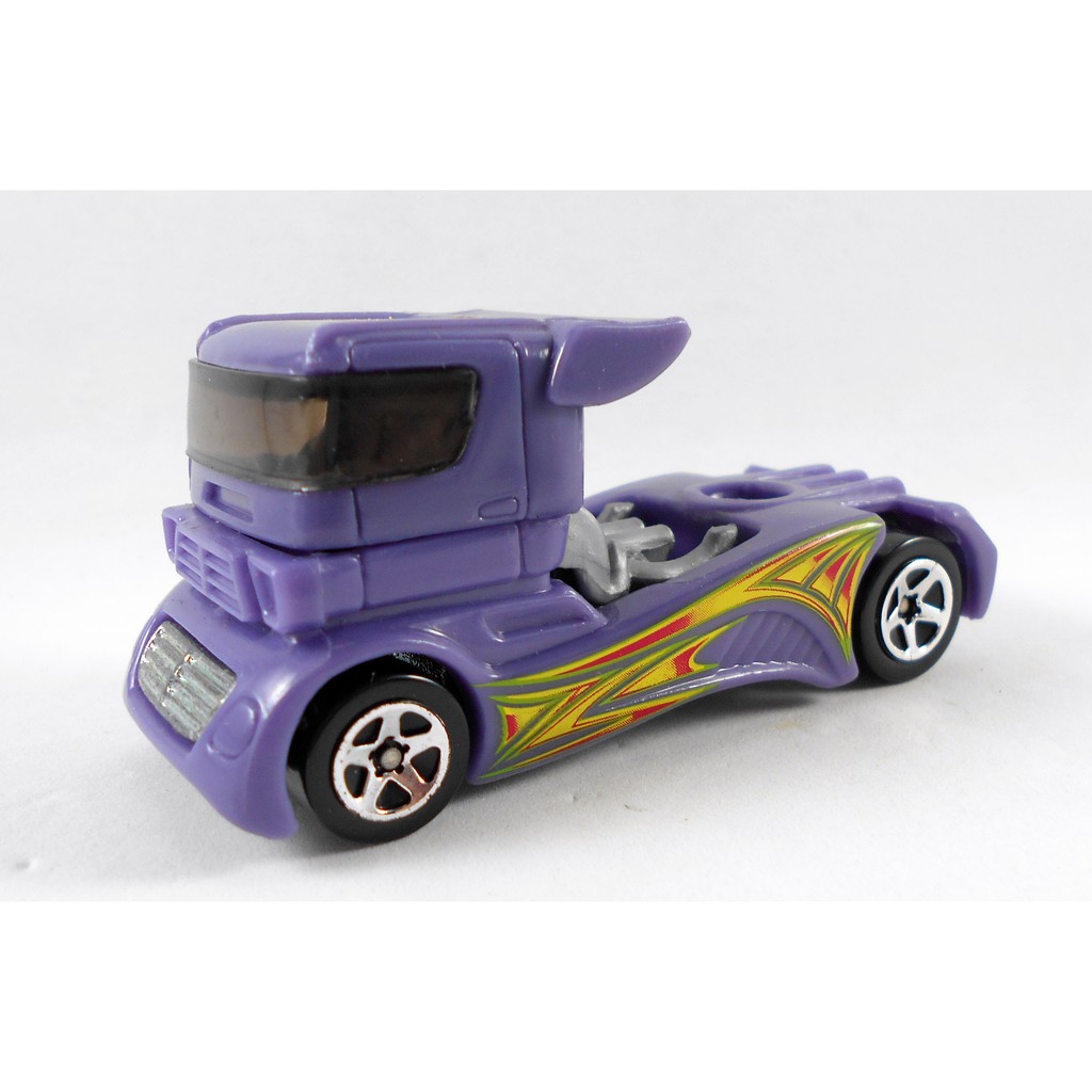 SUPER TRUCK SEMI FAST MINIATURA PLAST METAL COLEÇÃO HOT WHEELS FINAL RUN  2004