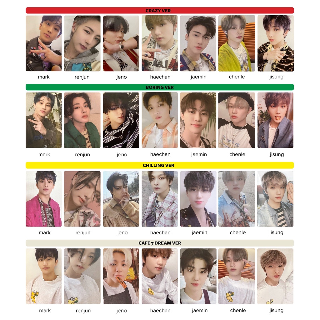 NCT DREAM HOT SAUCE Photocards FANMADE Shopee Brasil