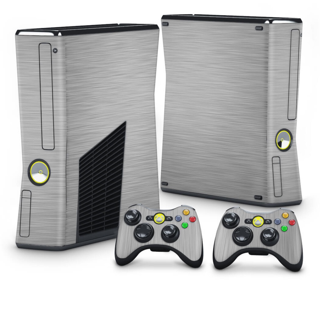 Xbox 360 Super Slim Skin - Fibra de Carbono Preto - Pop Arte Skins
