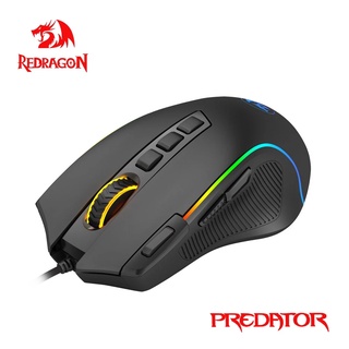 Redragon Mouse Gamer Predator M612 Usb Com Fio Rgb 8000 Dpi Programável Jogo Mouse Backlight Ergonômico Laptop Pc Computador