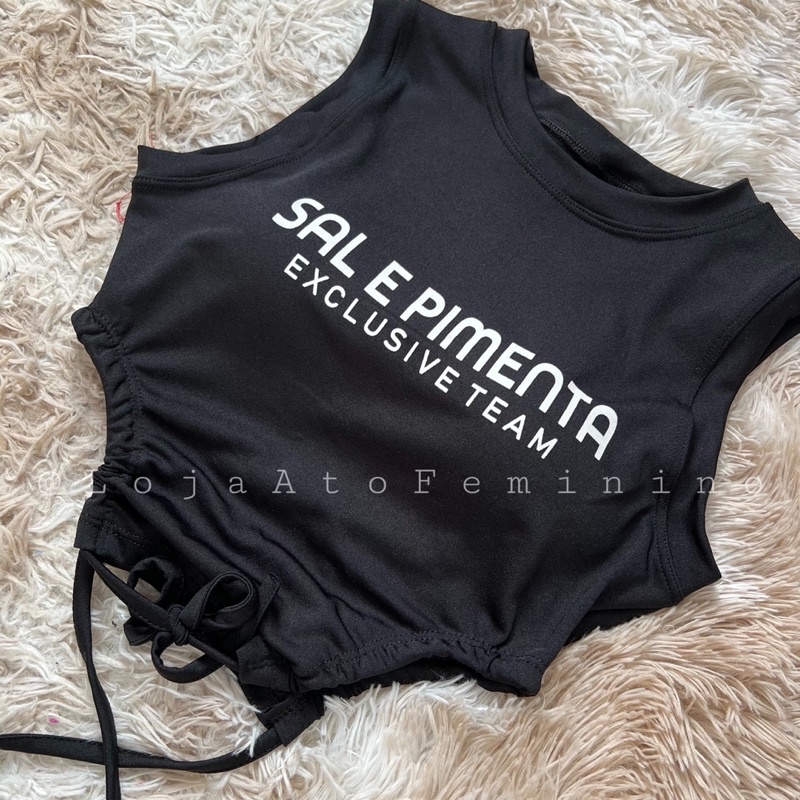 Body Regata Gola Alta Sal e Pimenta - Roupas femininas, Acessórios