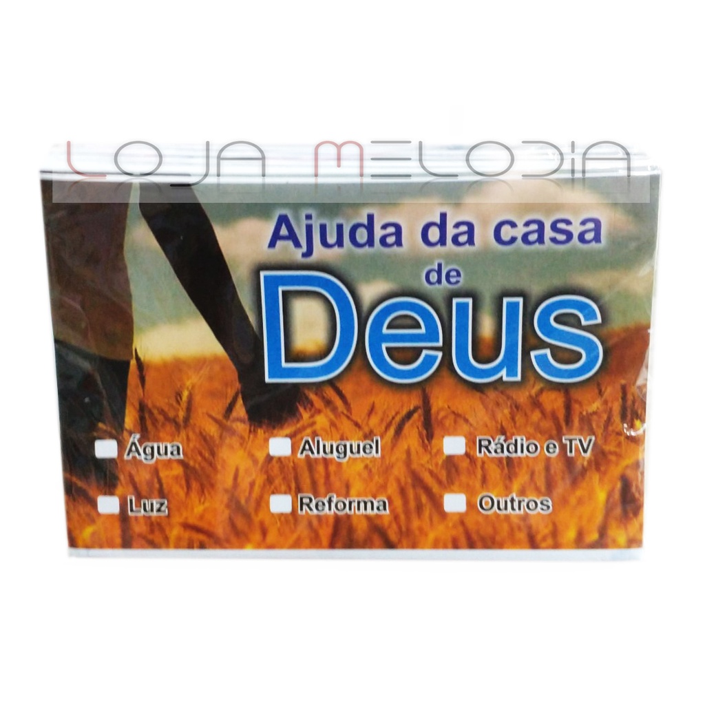 Envelope Para Campanha Ajuda Da Casa De Deus Pacote 100 Unidades