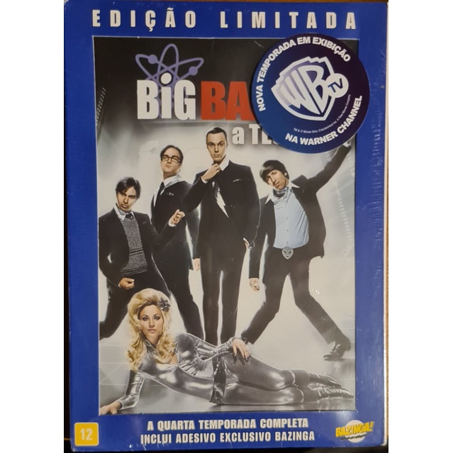 Big Bang A Teoria - A Quarta Temporada Completa 3 Dvds (Lacrado ...