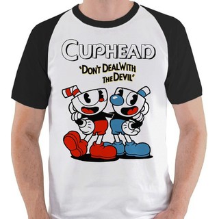 Camiseta Infantil Cuphead Show Xicrinho e Caneco Game