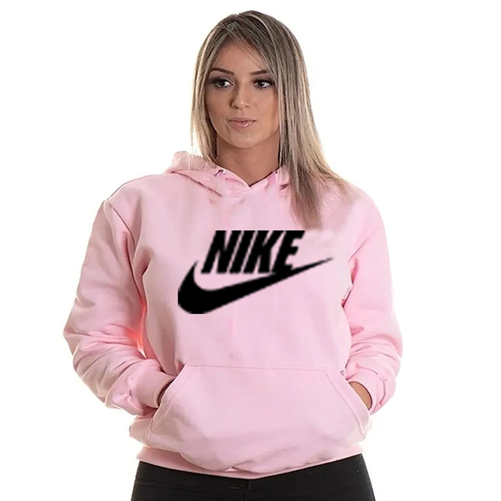 Blusa de store moletom nike feminina