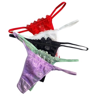 KIT 10 Calcinhas Fio Dental Feminina Sexy Renda Pronta Entrega