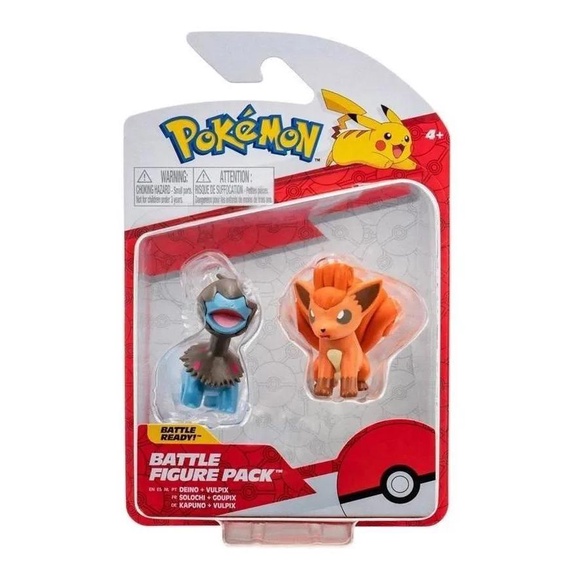 Conjunto De Mini Figuras Pokémon Wave 7 Multipack Batalha