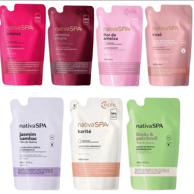 Hidratante Nativa spa variações 350ml | Shopee Brasil
