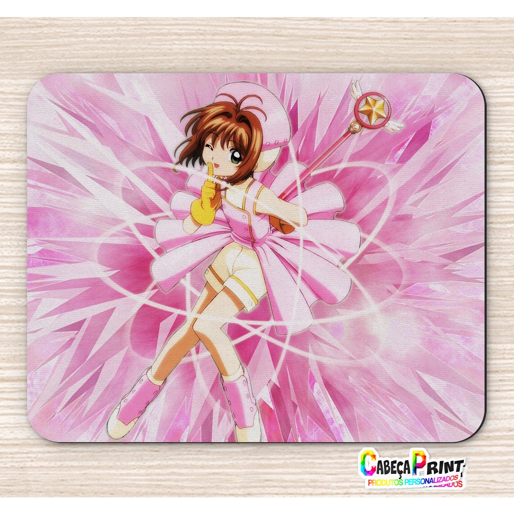 SakuraYMR Mouse Pad 20X24 Cm Sakura Card Captors | Shopee Brasil