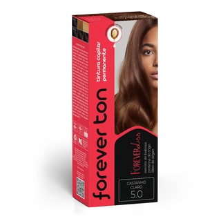 Tinta de Cabelo Forever Ton 5.0 Castanho Claro