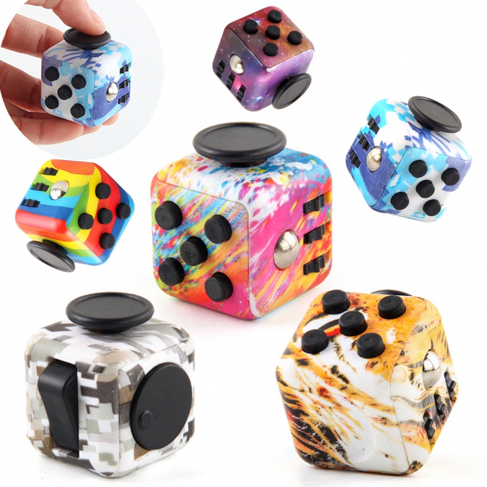 Fidget Cube Estresse & Ansiedade Alivia Idea Fabricante De Estudo Para Trabalho Escolar Em Casa