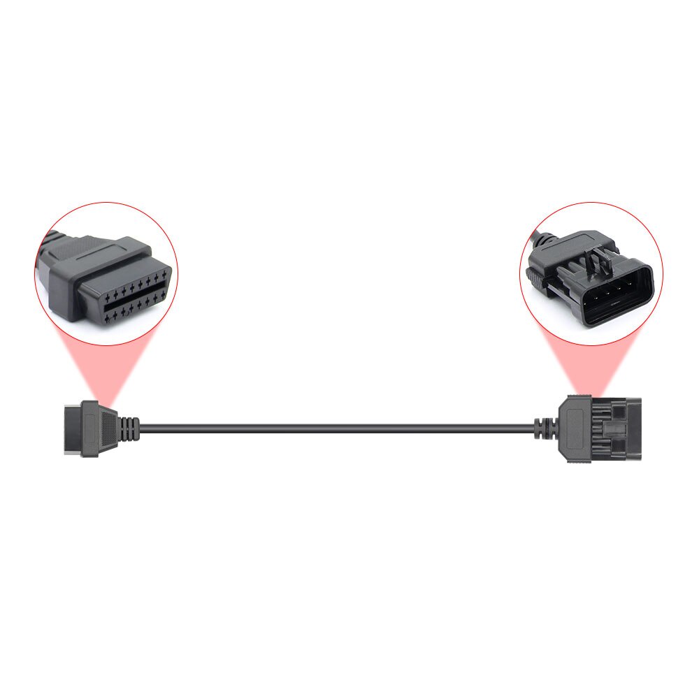 CABO ALDL OPEL PARA GM CHEVROLET DE 10 PINOS PARA 16 PINOS