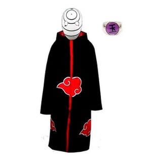 Máscara Fantasia Ninja Anime Naruto Boruto Tobi Obito Uchiha Akatsuki  Shippuden Cosplay em Promoção na Americanas