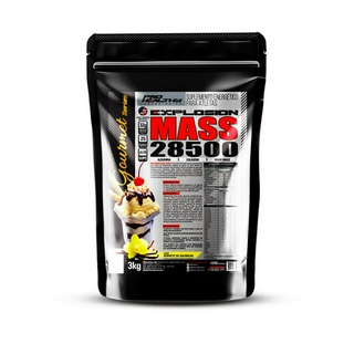 Hipercalórico 3kg Explosion Mass 28500 - Refil Baunilha Morango Chocolate - Pro Healthy