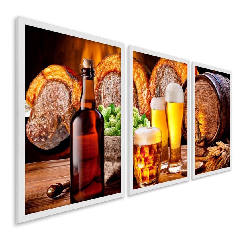 Quadros Decorativos BordaChurrasco Cerveja Boteco REF 045K Shopee Brasil