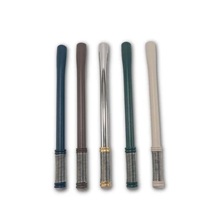 Bombas De Tereré Inox Mola Externa 5 Cores E Escovinha Para Limpeza