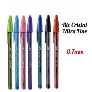 Caneta Bic Cristal Precisão Ultra Fine 0.7mm - Cores