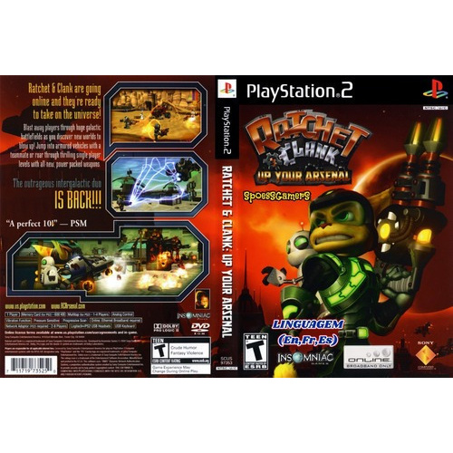 Ratchet & Clank Ps2 Coleção (6 Dvds) Patch - Leve 6 Pague