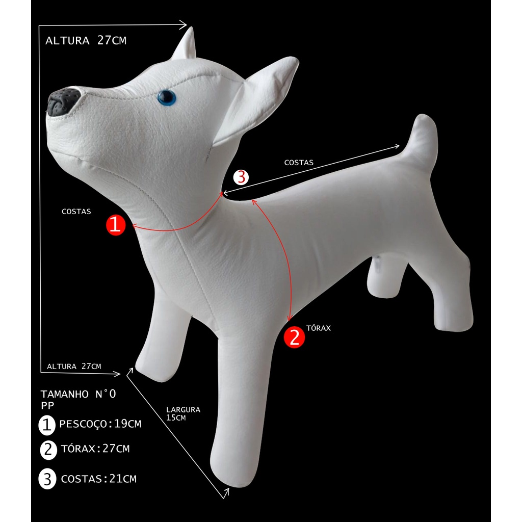 CACHORRO MANEQUIM PET TAMANHO 0 OU RN/ EXPOSITOR DE ROUPAS PET