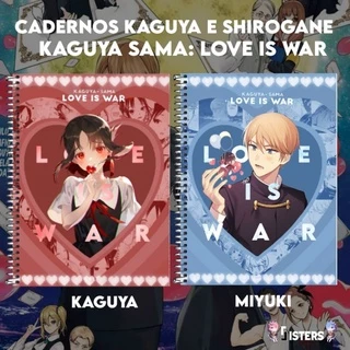 caderno anime kaguya sama: love is war