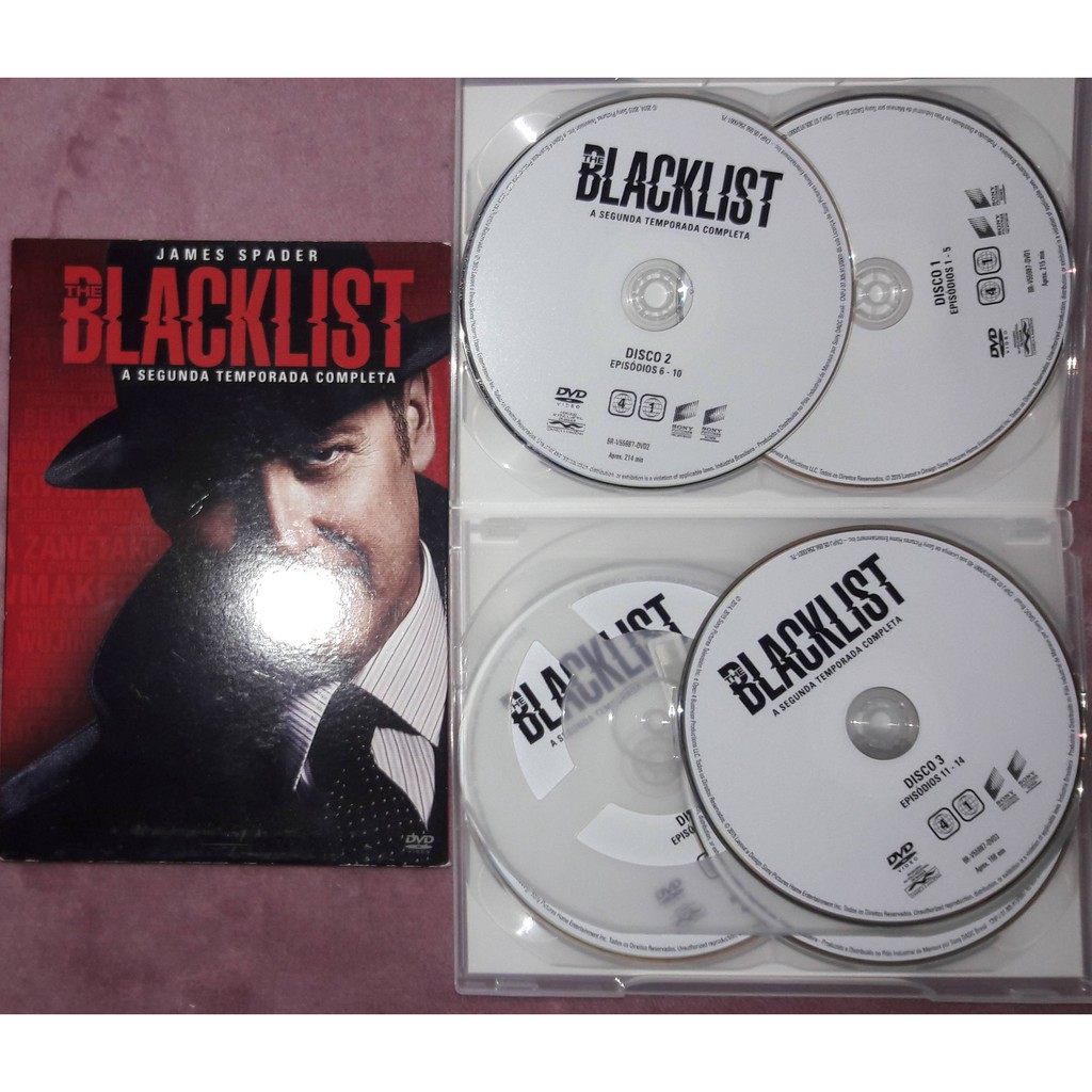 BOX DVD ORIGINAL BLACKLIST – SEGUNDA TEMPORADA COMPLETA | Shopee Brasil