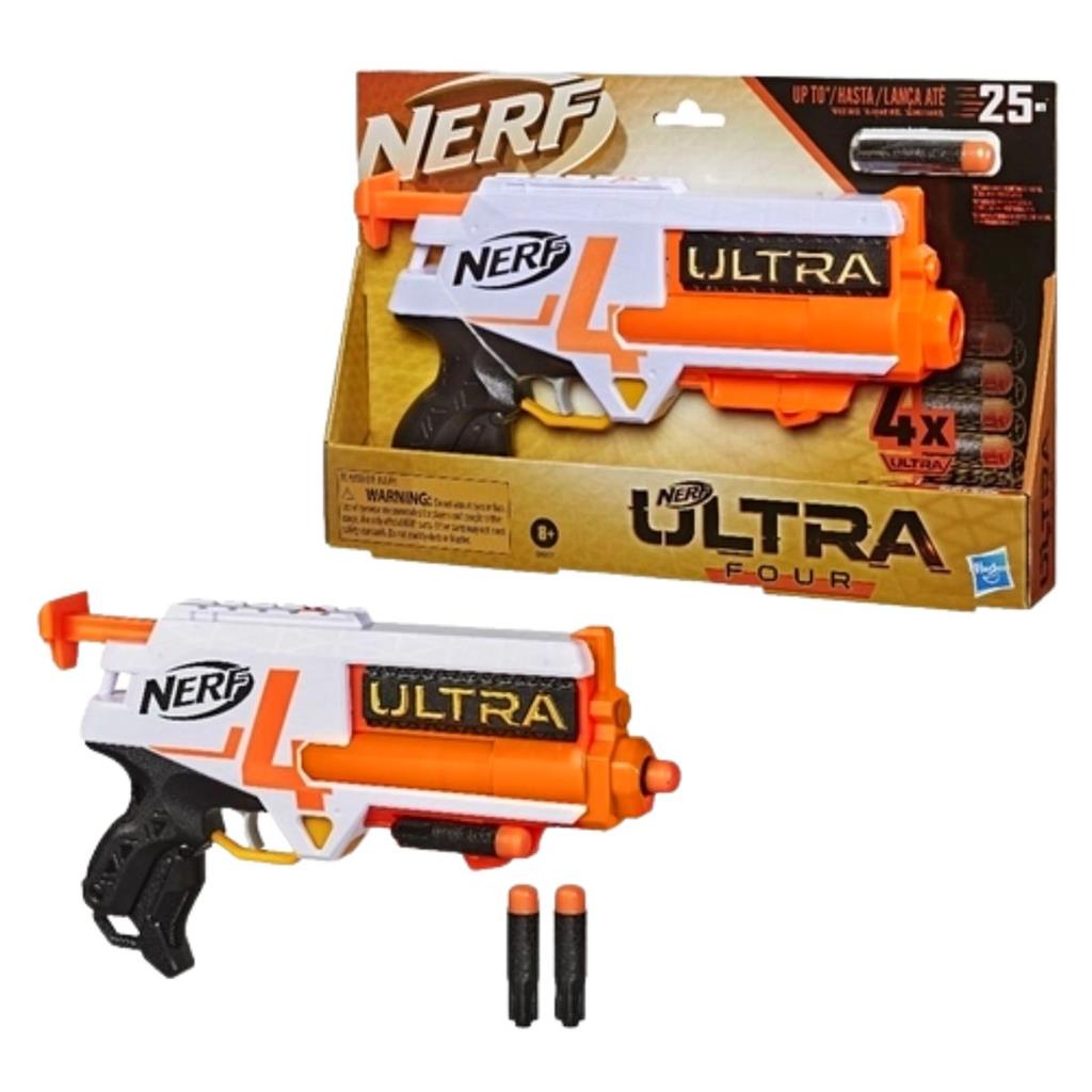 Ultra Four Dart Blaster Nerf - Single Shot Blaster With 120 Foot