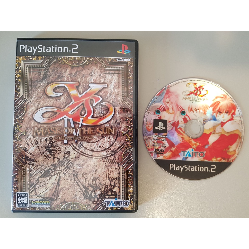 PS2 - Ys 4 IV Mask Of The Sun A New Theory - Leia a PS2 - Ys 4 IV Mask Of The Sun A New Theory - Leia a