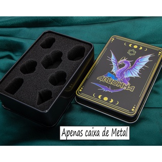 FOYTOKI 7 Peças Dados Luminosos Dragões Rpg Dados Multifacetado