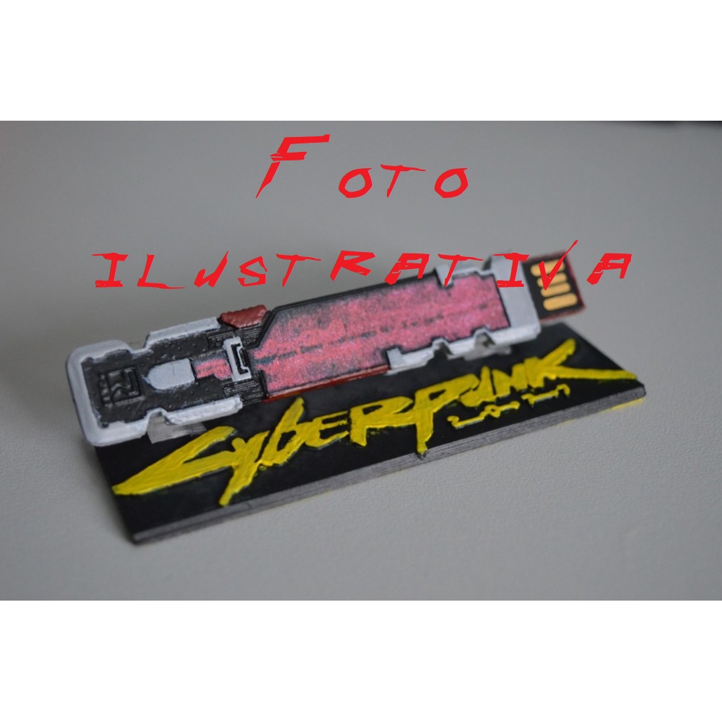 Cyberpunk 2077 Relic Biochip USB - Suporte