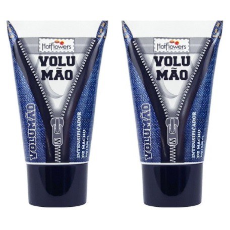 Volumão 25g - Kit com 2 Unidades - Incha, Aumenta e Engrossa - Estimulante Masculino - Hotflowers - Sex Shop PROMOÇÃO
