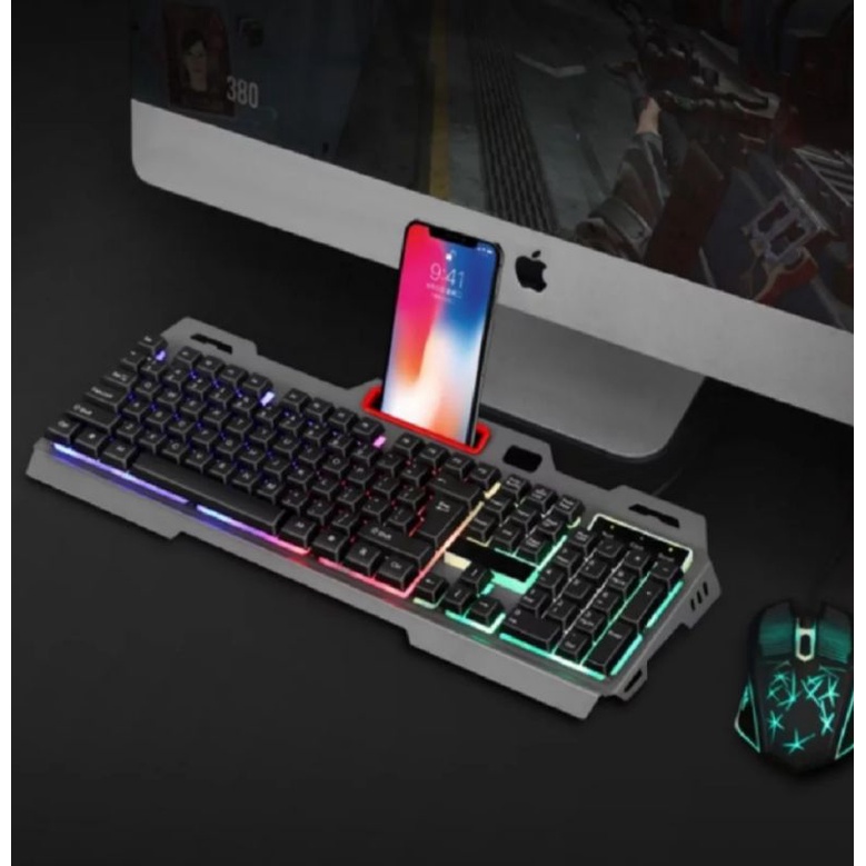 Kit Teclado e Mouse Gamer Profissional