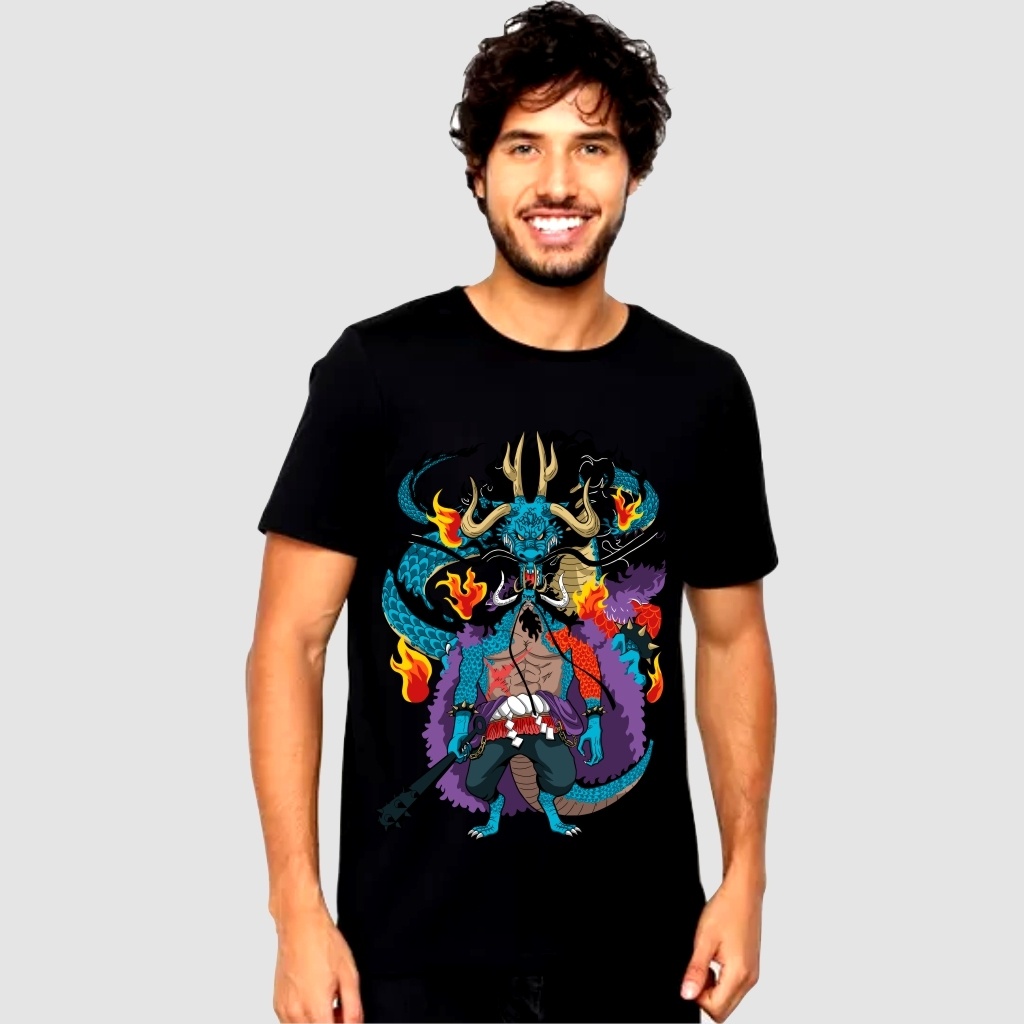 Camiseta - One Piece - Kaido - Estampa Total