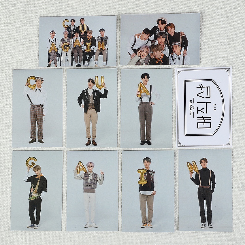 Kpop Bangtan Boys CUAGAIN GOODBYE Cartão Fotográfico | Shopee Brasil