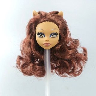 Compre Cabeça de boneca de maquiagem para bonecas monster high, cabeças de  maquiagem para bonecas monstro de plástico macio, acessórios de casa de  bonecas 1/6 bjd, 1 peça