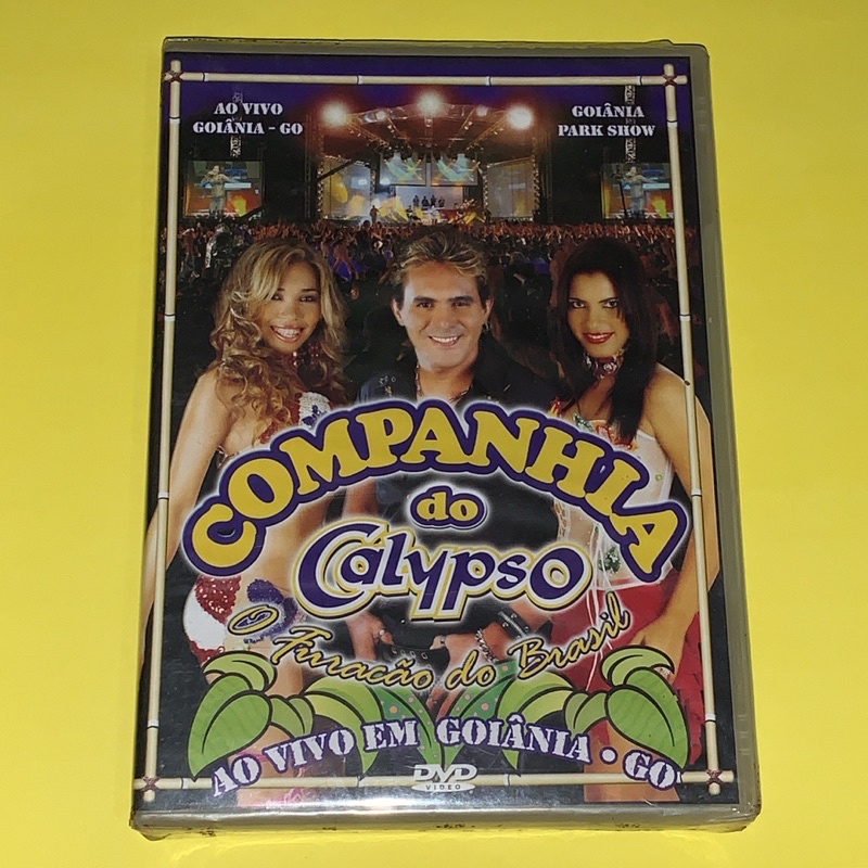 DVD Companhia do Calypso ao vivo em Goiânia Lacrado | Shopee Brasil