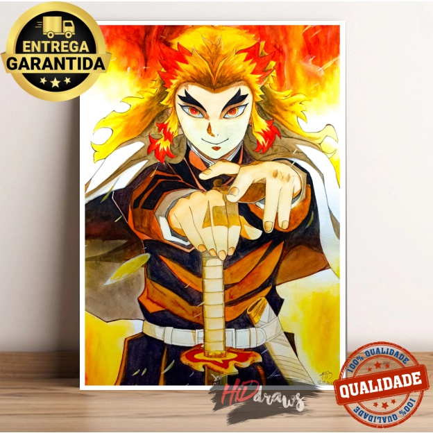 Kimetsu no Yaiba - Demon Slayer - Print A4