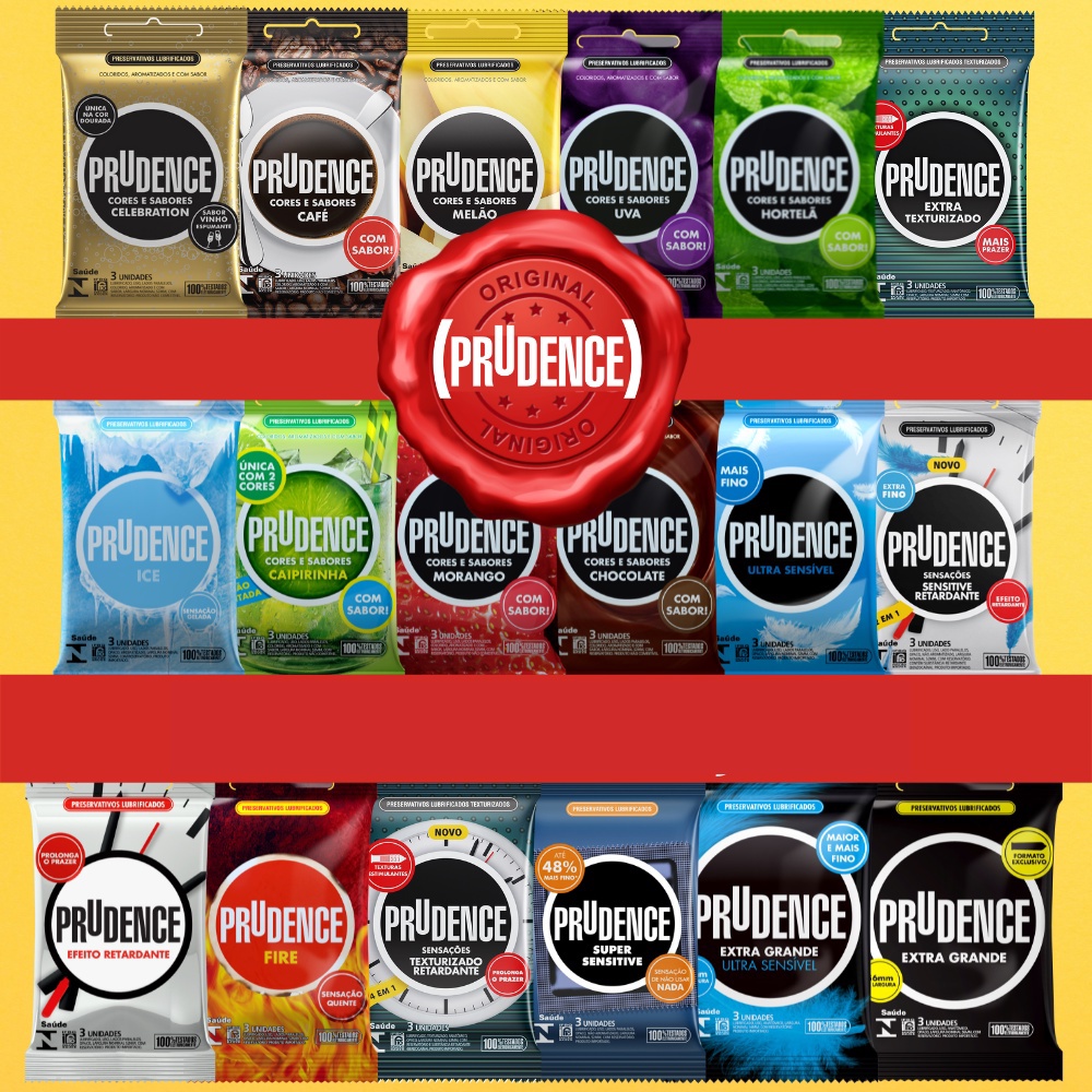 Camisinha Preservativo Prudence ORIGINAL Promoção