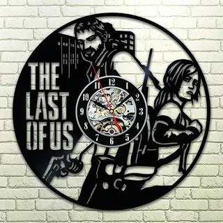 The Last of Us - Relógio Disco De Vinil Decoração