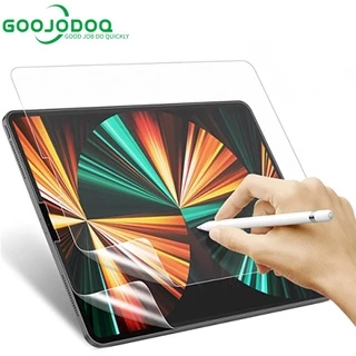 GOOJODOQ Como Protetor De Tela De Papel Para iPad Pro 11 2021 12.9 12 9 Air 4 8a 7a Geração 3 Paperfeel