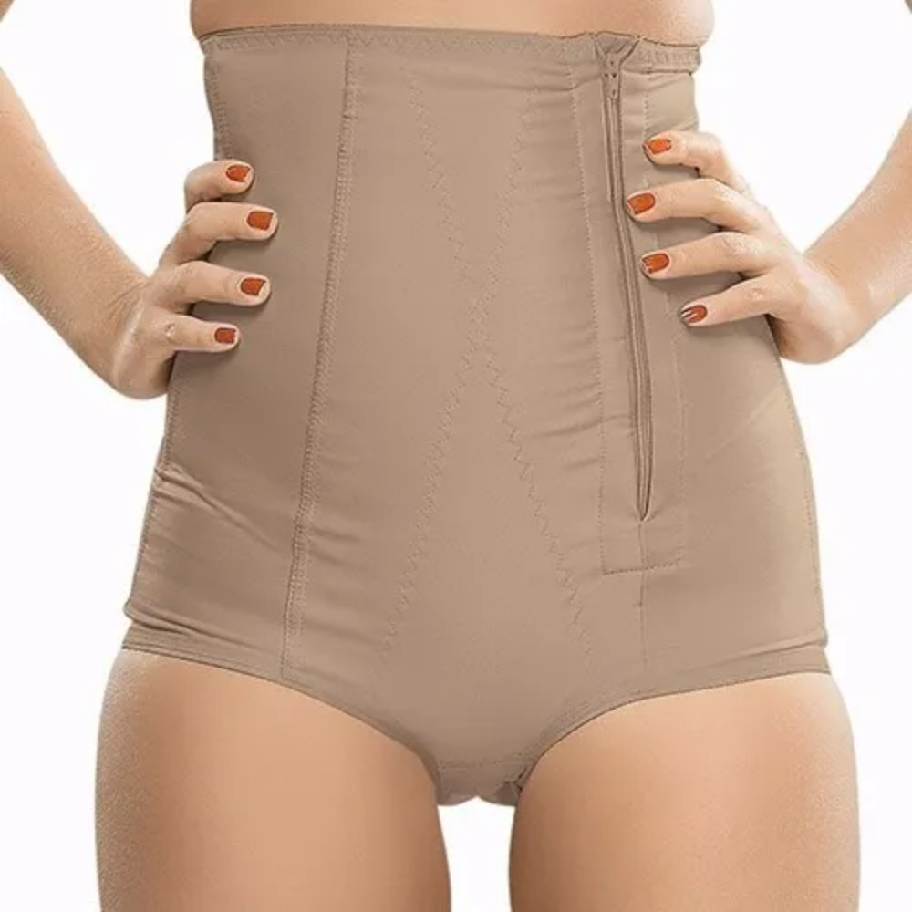 Faixa abdominal pós parto túnica modeladora para controle de
